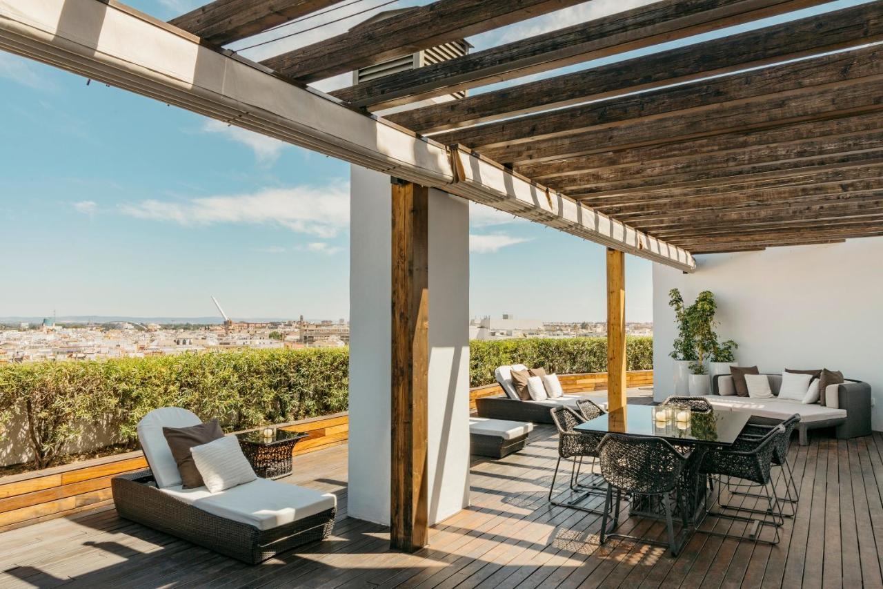 فندق كولون جران ميليا إشبيلية المظهر الخارجي الصورة Rooftop terrace